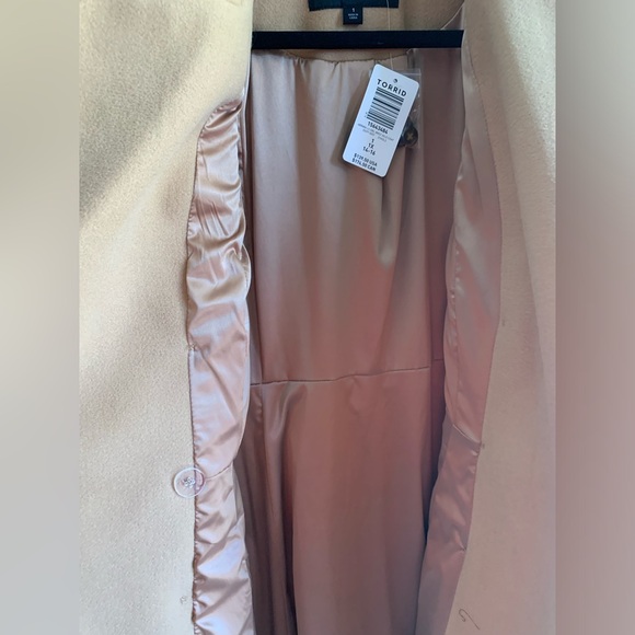 Torrid NWT - size 1 - Wool High Low Coat - Picture 2 of 7